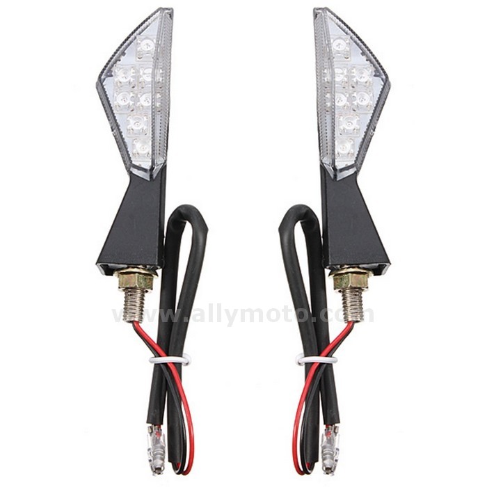 29 7 Led Turn Signal Indicators Light Lamp Amber Heart-Shape Style